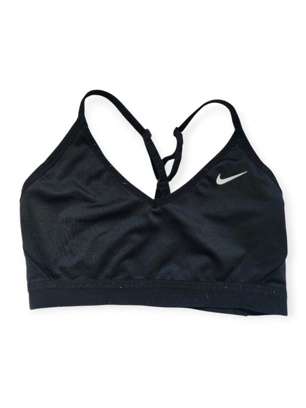 Nike Black Dri-FIT Racerback Sports Bra Women's S Adjustable Gym Yoga Running